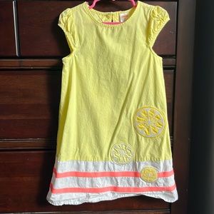Gymboree Lemon Colorblock Dress